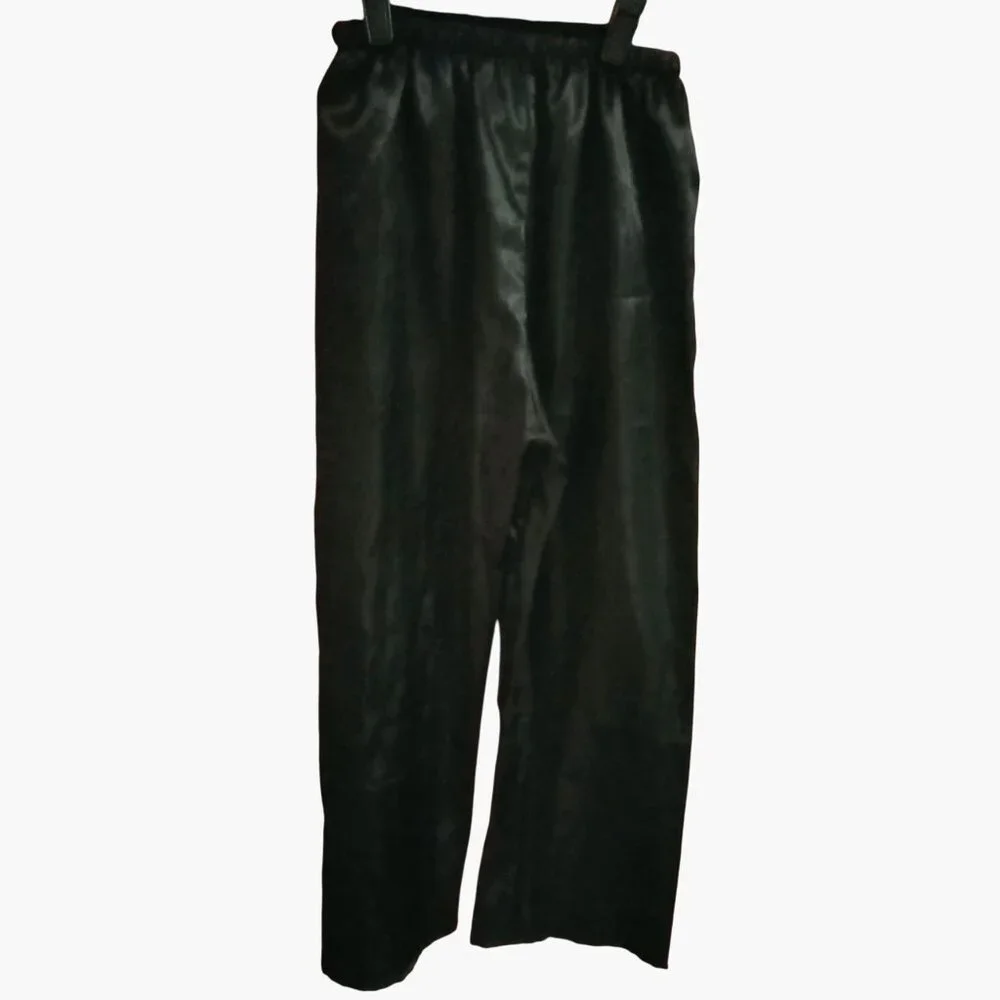 Black Costume Pants Halloween Elastic Waist Childrens Size 10 12